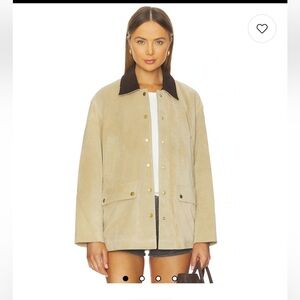 rag & bone Cassidy Calf Suede Jacket